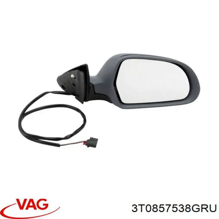 Накладка правого дзеркала заднього виду VAG 3T0857538GRU ціна, від 12.90 USD