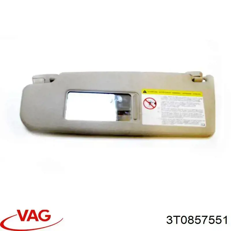 Козирок сонцезахисний автомобіля VAG 3T0857551 ціна, від 2.19 USD