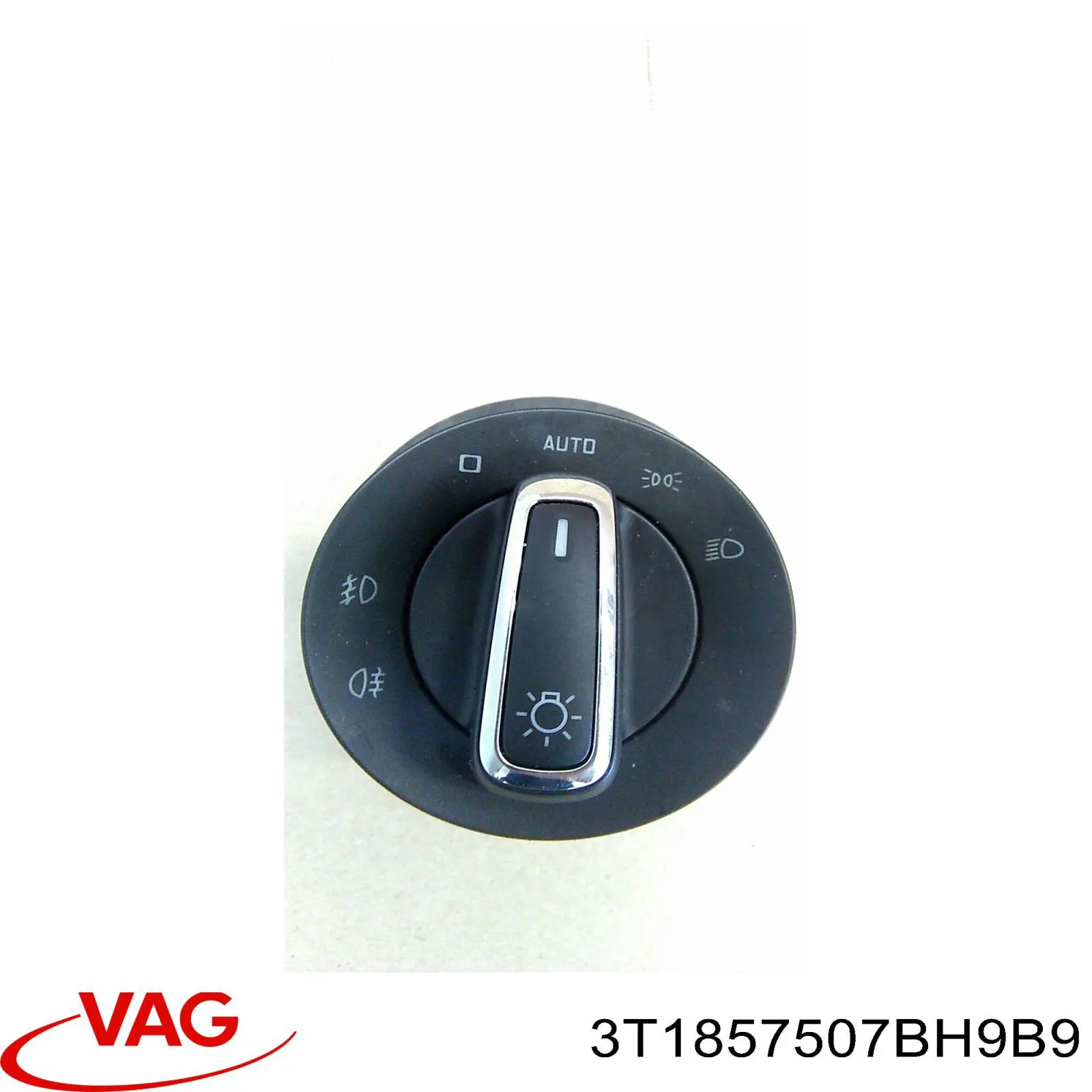 Ліве бокове дзеркало 3T1857507BH9B9 VAG