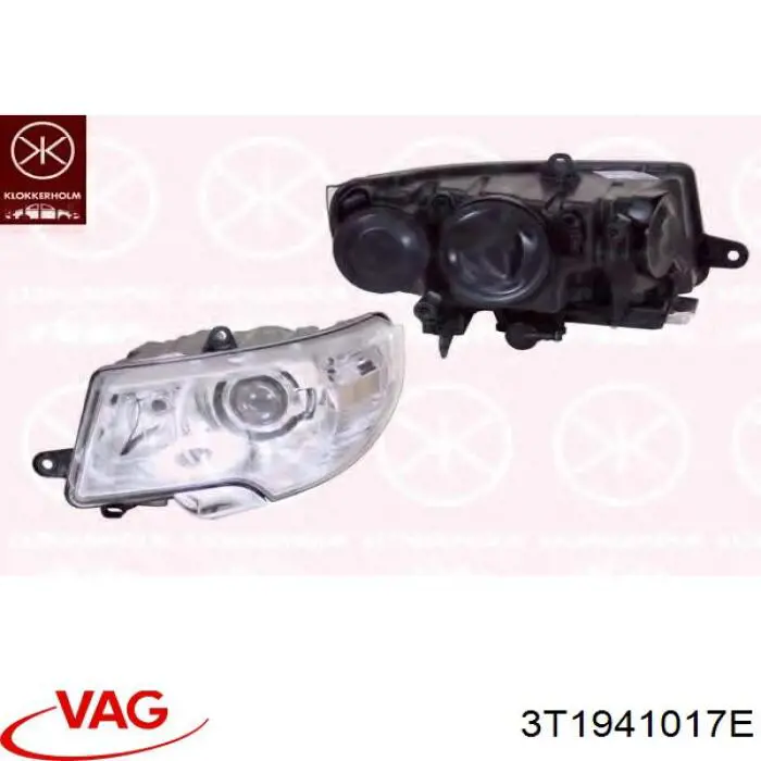 Фара дальнього світла в зборі VAG 3T1941017B