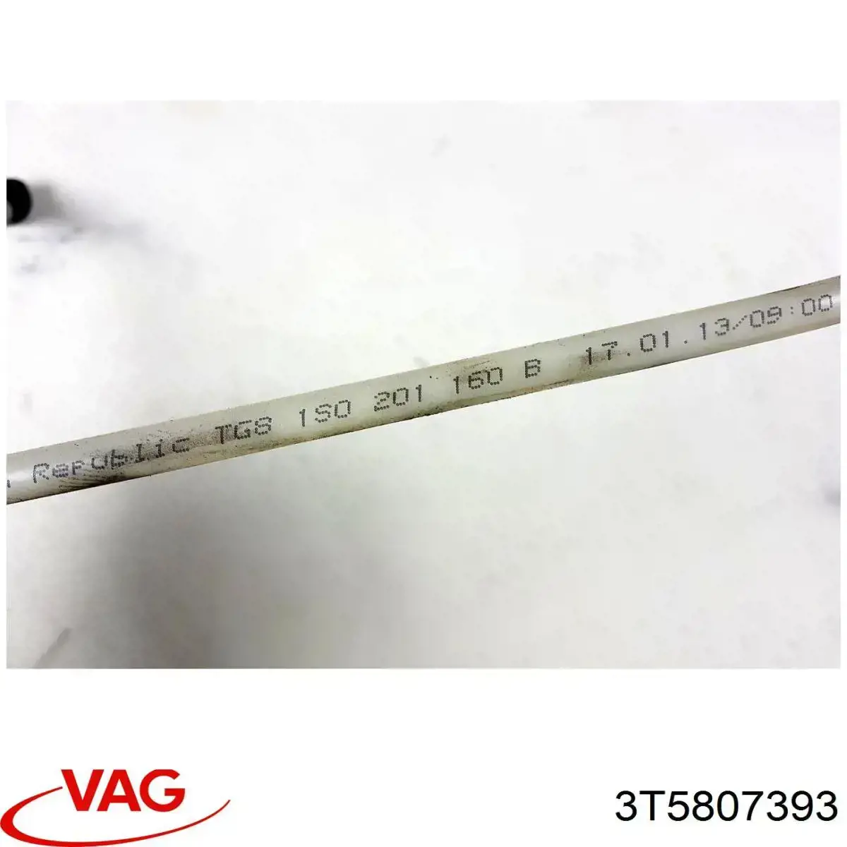 Направляюча заднього бампера, ліва 3T5807393 VAG