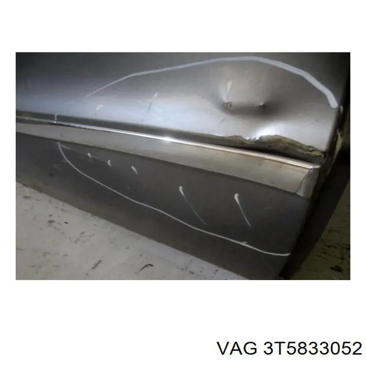 3T5833052 VAG Двері пасажирські задні праві