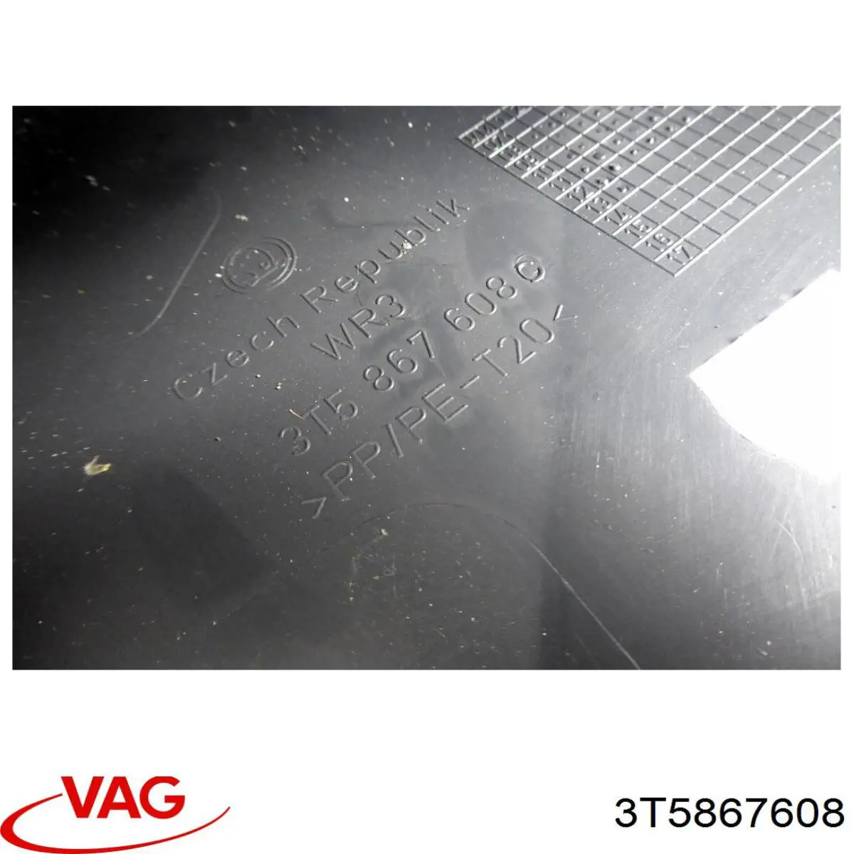 Обшивка кришки багажника VAG 3T5867608 ціна, від 6.33 USD