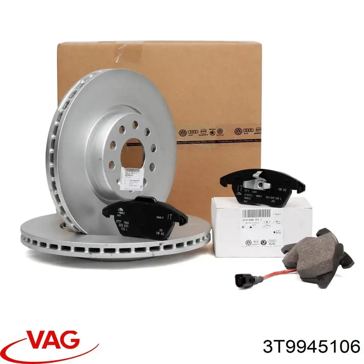 Правий катафот бампера VAG 3T9945106 ціна, від 21.88 USD
