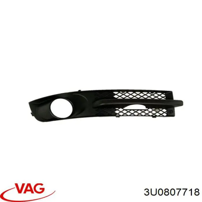 Купити 3U0807718 VAG Молдинг переднього бампера, правий