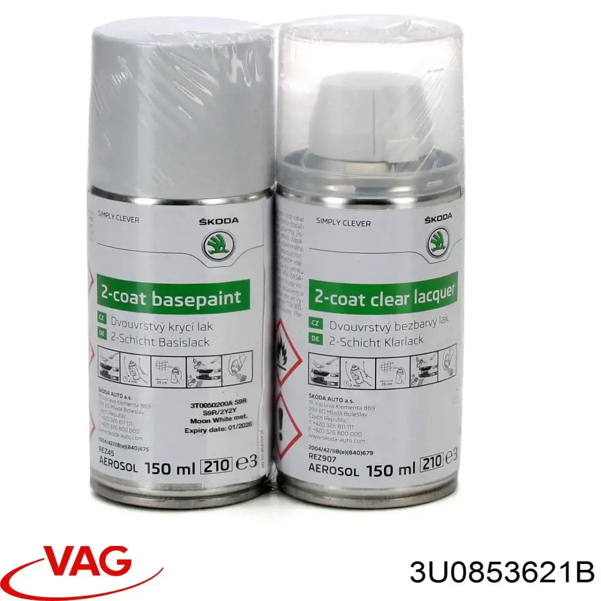 Орнамент і декоративні написи VAG 3U0853621B