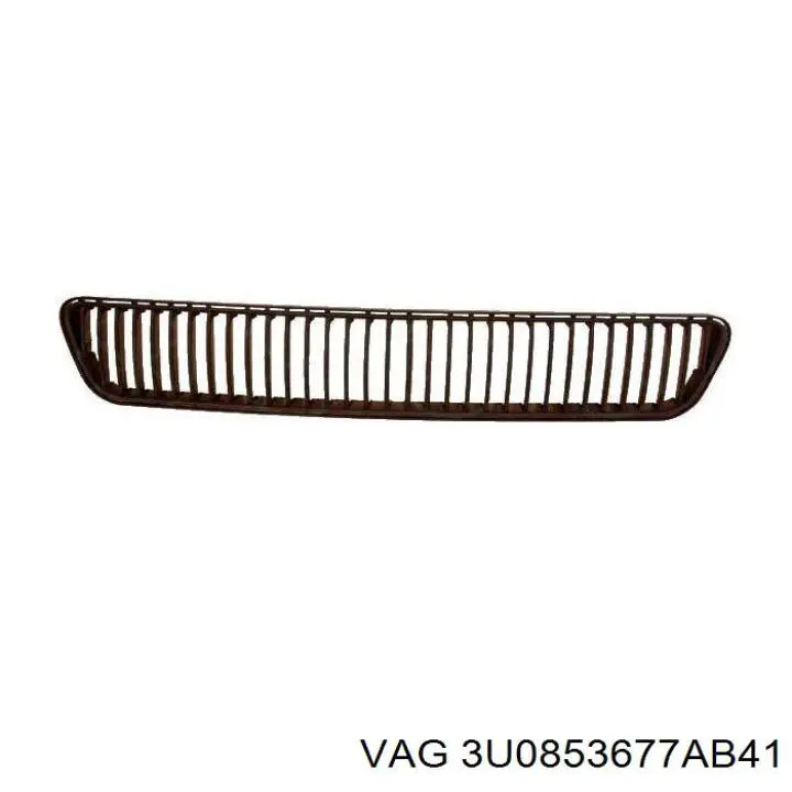 3U0853677AB41 VAG Решітка переднього бампера, центральна