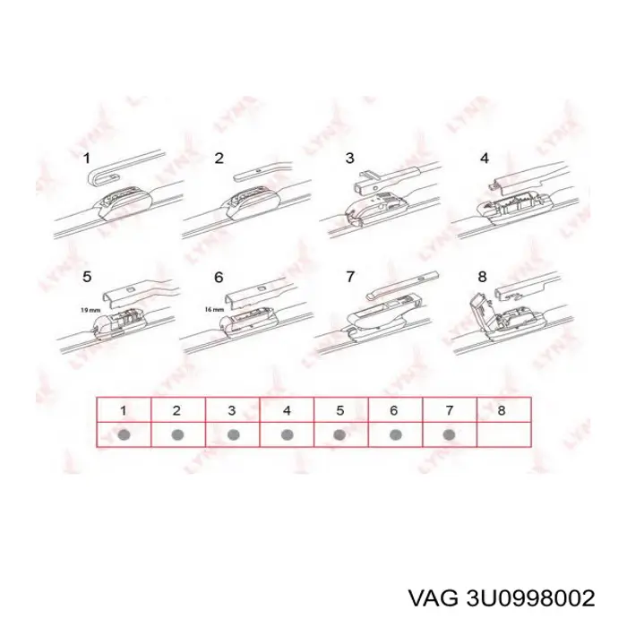 Купити Щітки склоочисника Skoda SuperB I 3U4