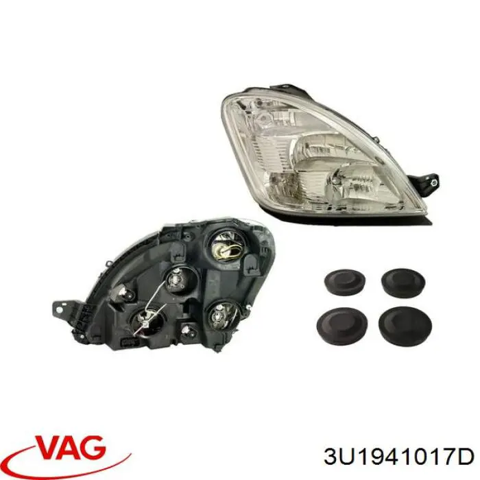 Фари VAG 3U1941017D ціна, від 377.03 USD