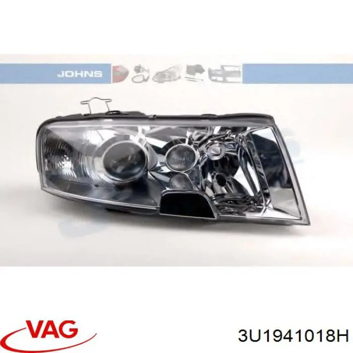 Купити 3U1941018H VAG Права блок фара