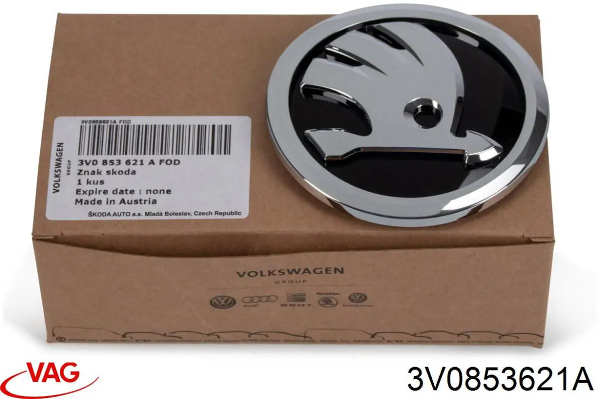 Емблема на решітку радіатора VAG 3V0853621A ціна, від 19.38 USD