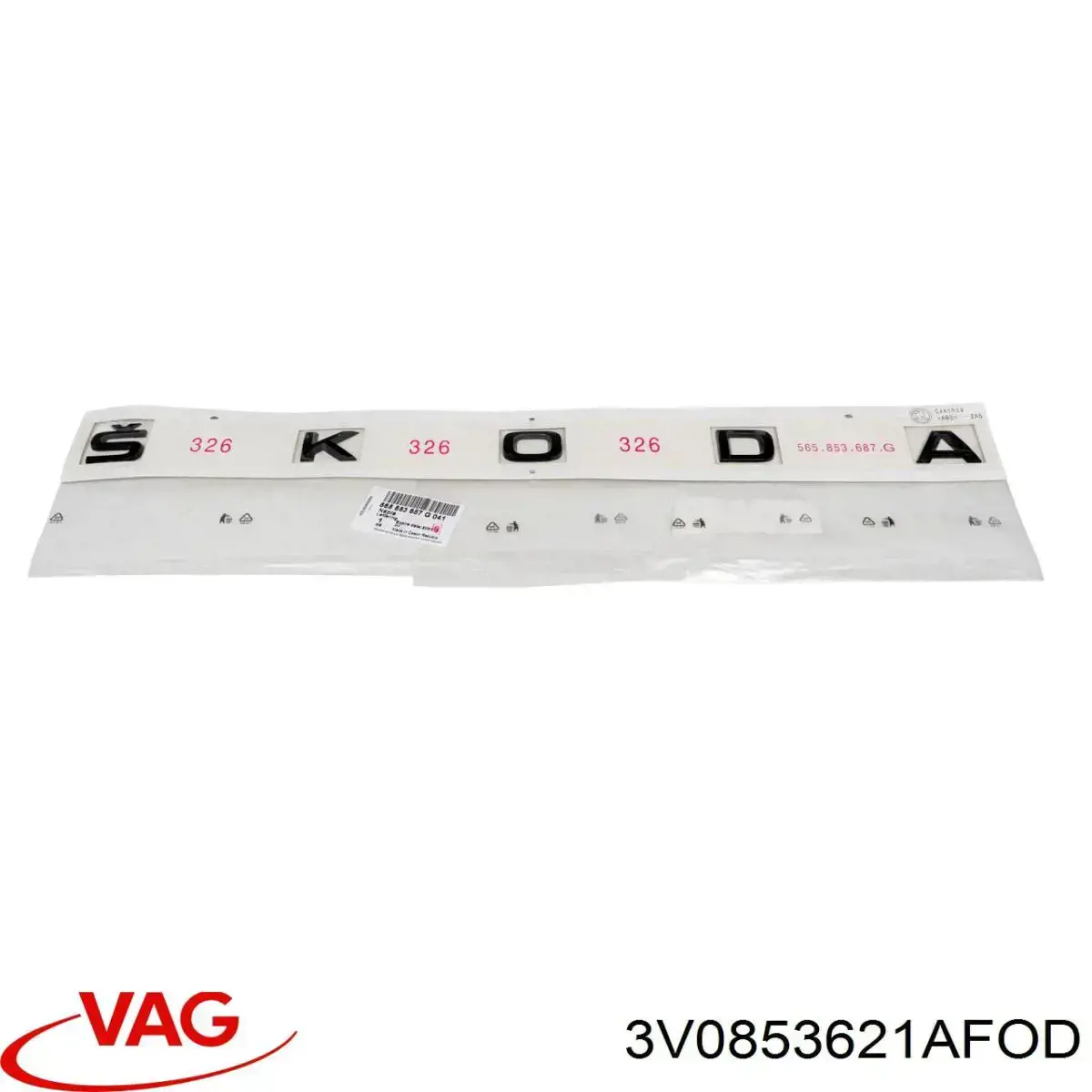 3V0853621AFOD VAG Емблема решітки радіатора