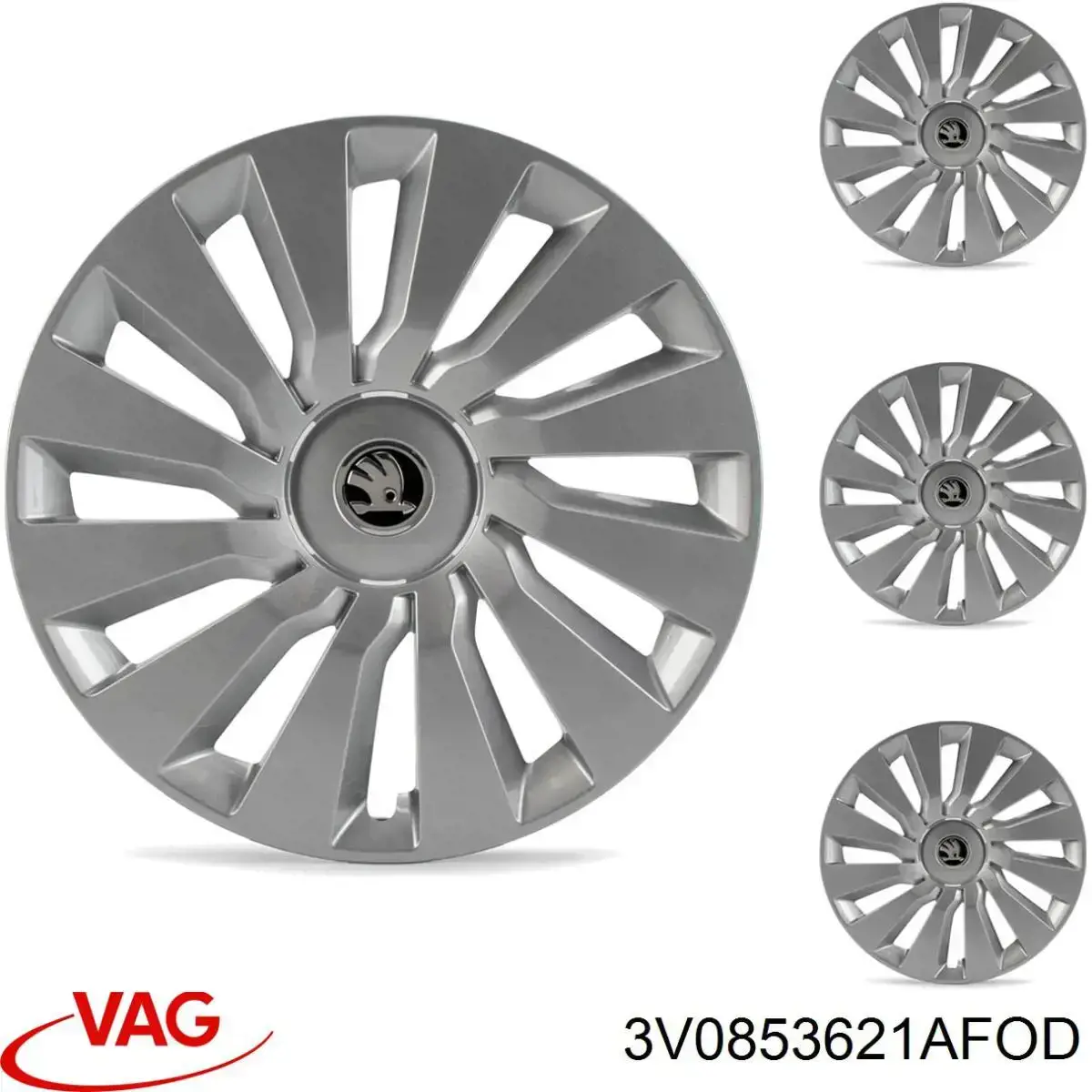 Купити 3V0853621AFOD VAG Емблема решітки радіатора