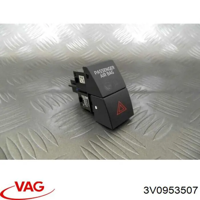 Купити 3V0953507 VAG Кнопка включення аварійного сигналу