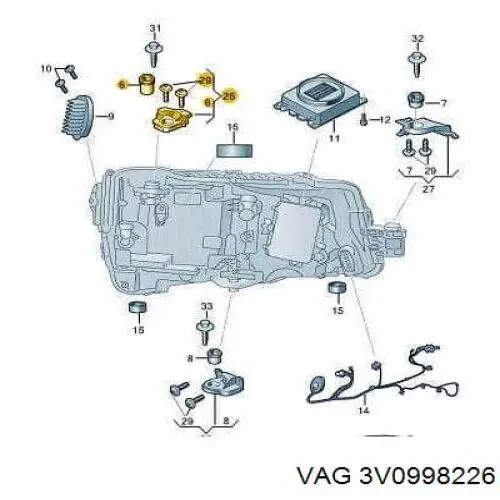  3V0998226 VAG