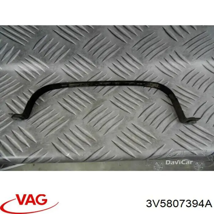 Кронштейн бампера заднього, правий 3V5807394A VAG