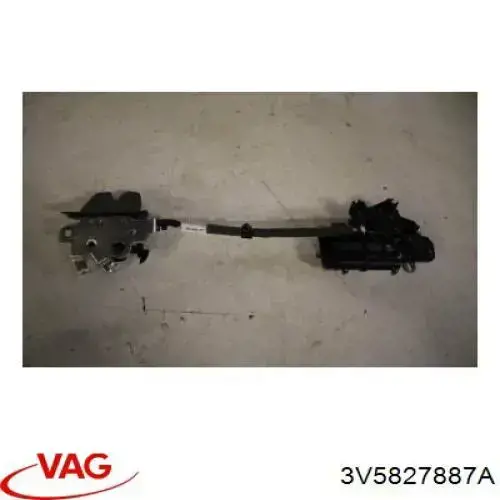 3V5827887A VAG мотор-привід відкр/закр. замка багажника/двері 3/5-ї