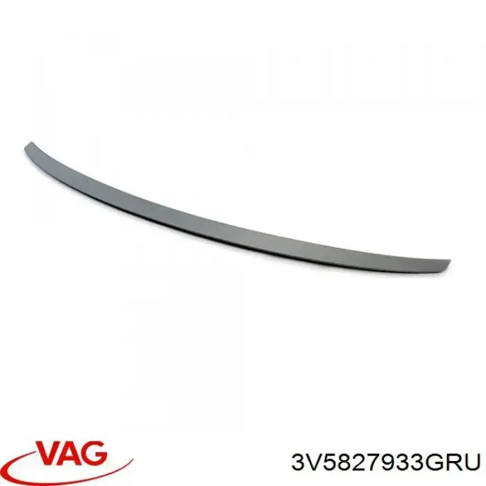 3V5827933GRU VAG Спойлер кришки багажника