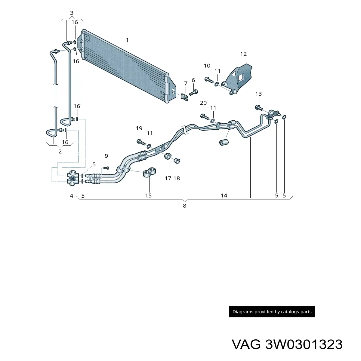 3W0301323 Bentley Кільце ущільнювача шланга компресора, нагнітального