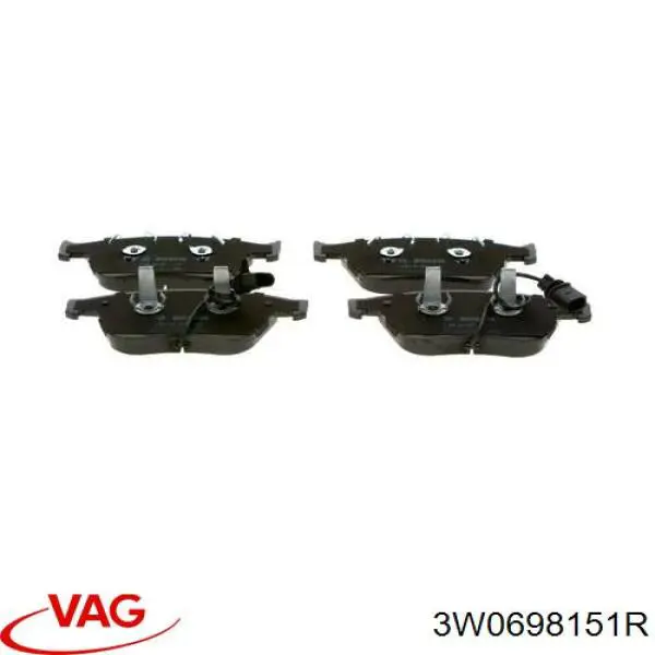 Передні тормозні колодки 34108837151 BMW