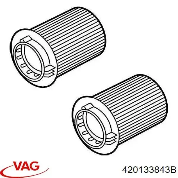 Елемент повітряного фільтра VAG 420133843B ціна, від 56.93 USD