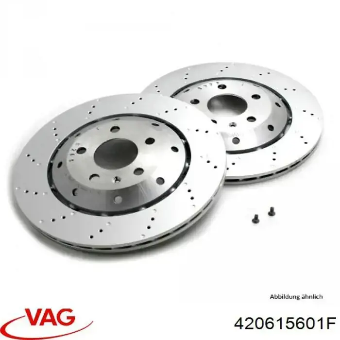 Купити 420615601F VAG Диск заднього гальма