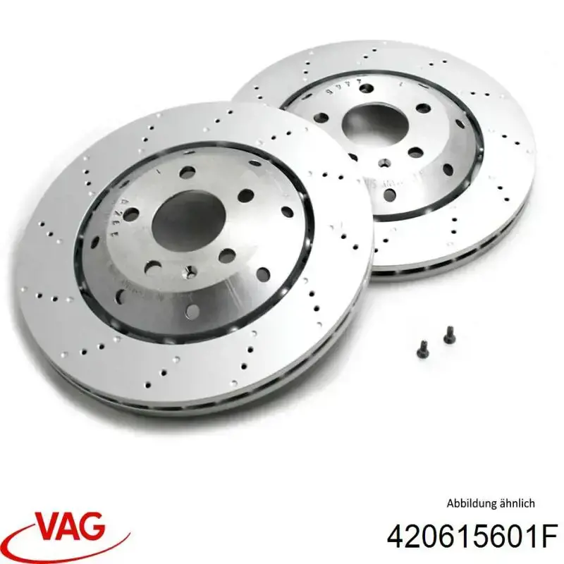 420615601F VAG диск гальмівний задній