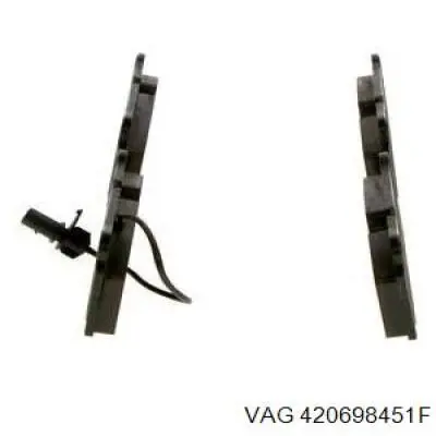 420698451F VAG Колодки гальмівні задні, дискові