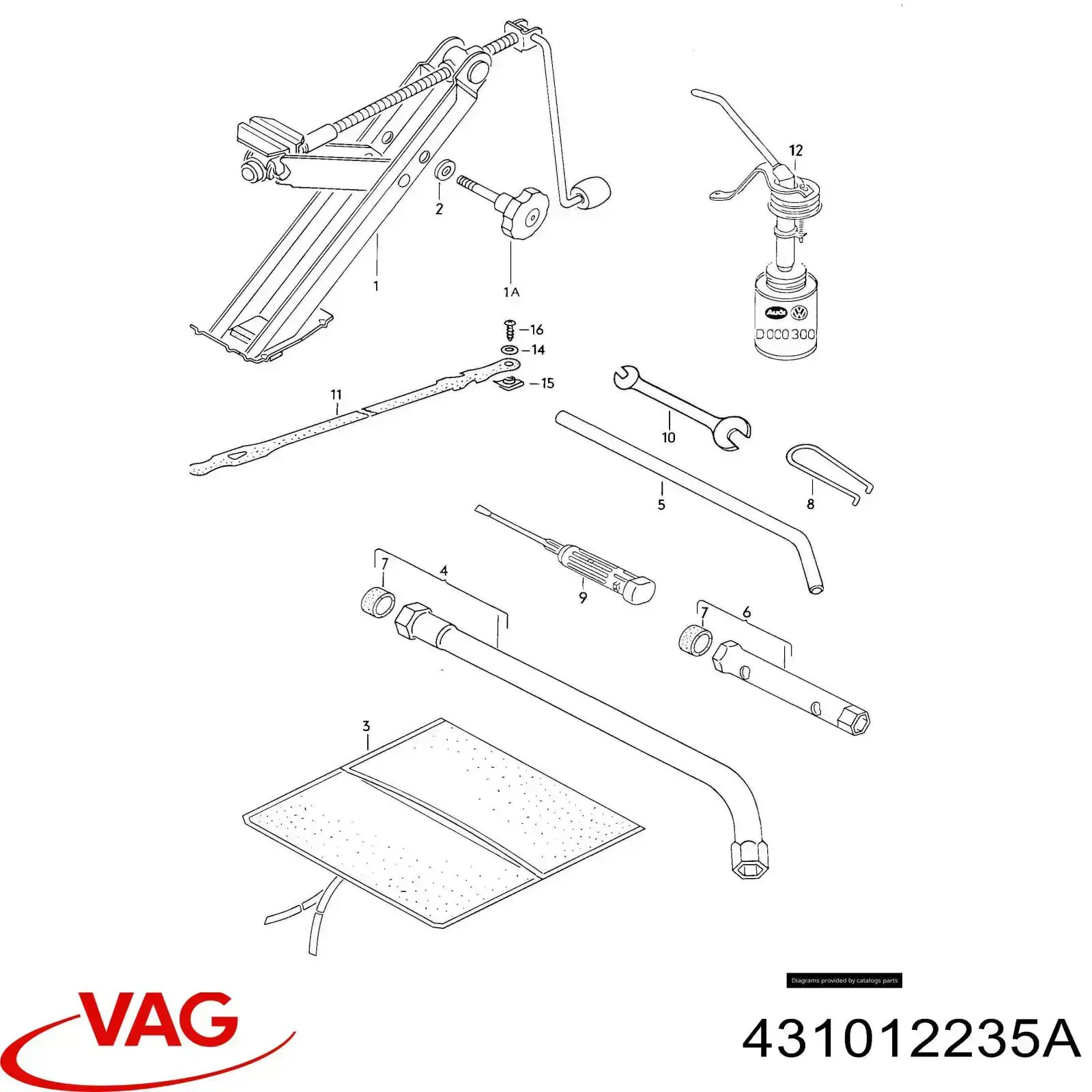  VAG 431012235A ціна, від 18.89 USD