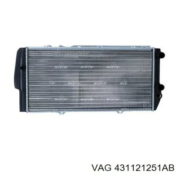 431121251AB VAG радіатор охолодження двигуна