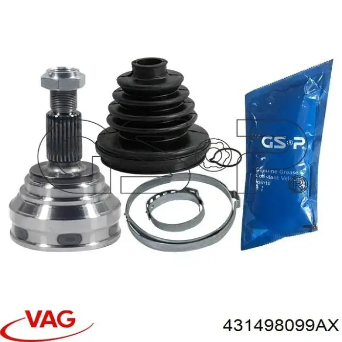 ШРКШ зовнішній передній/задній VAG 431498099AX ціна, від 30.81 USD