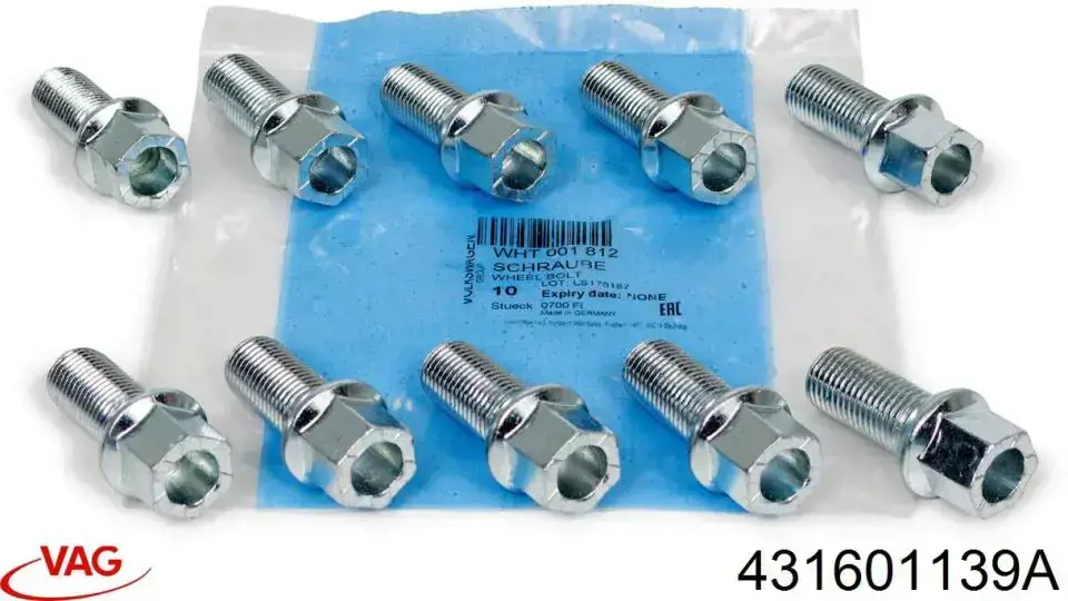 Колісний болт VAG 431601139A ціна, від 1.44 USD