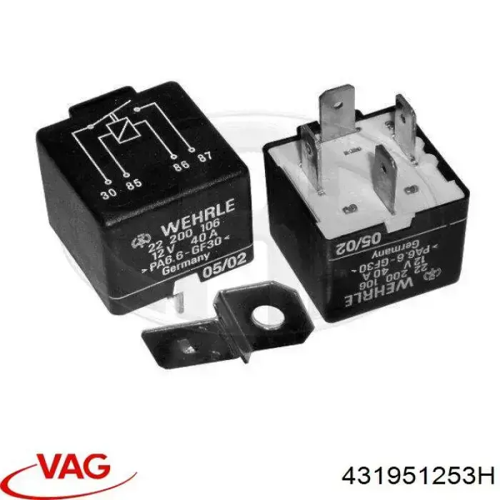 Купити 431951253H VAG Реле вентилятора