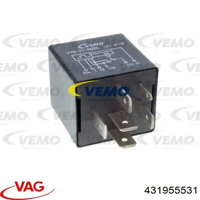 Реле керування склоочисника VAG 431955531 ціна, від 2.82 USD