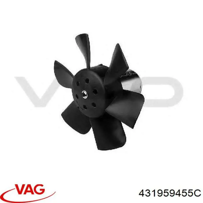 431959455C VAG електровентилятор охолодження в зборі (двигун + крильчатка)