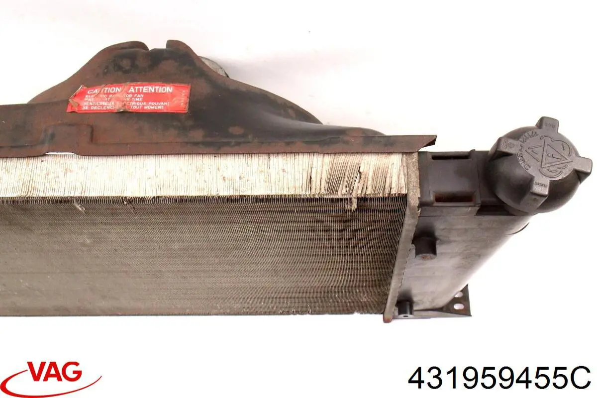 Купити 431959455C VAG Електровентилятор охолодження в зборі (двигун + крильчатка)