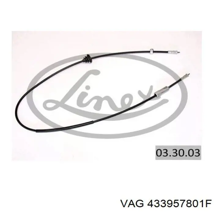 433957801F VAG Тросик спідометра