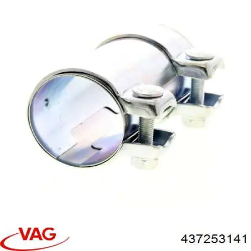 Купити 437253141 VAG Хомут кріплення глушника передній