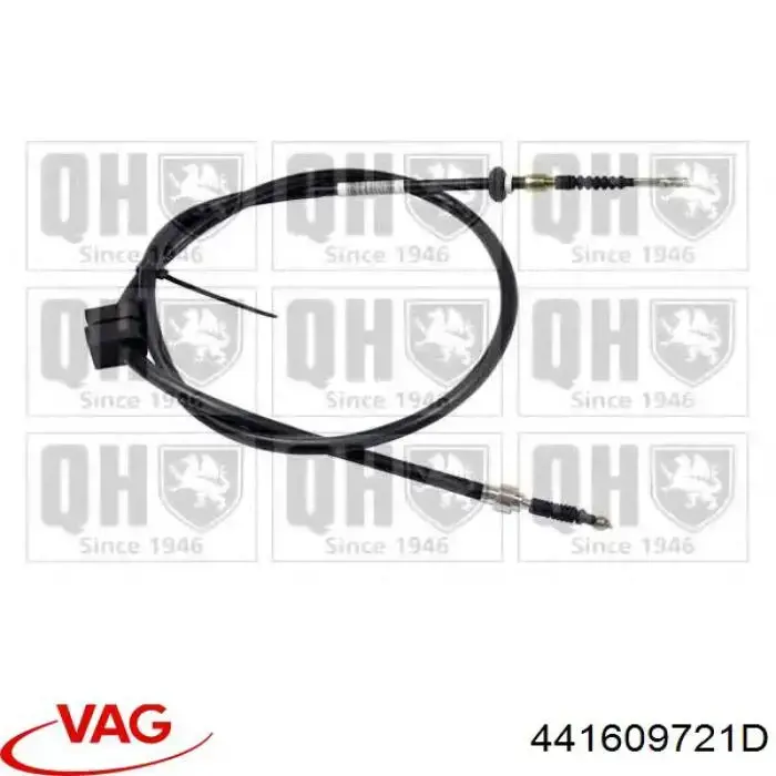 Купити 441609721D VAG Трос ручного гальма задній, лівий