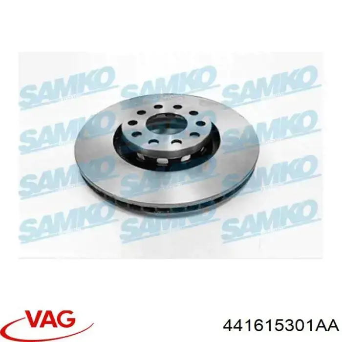 Диск переднього гальма VAG 441615301AA ціна, від 53.93 USD