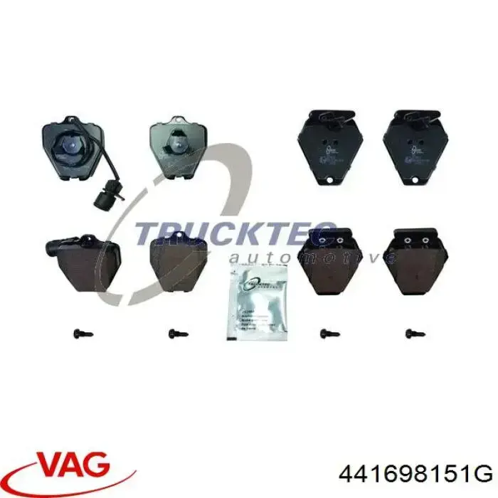 Гальмівні колодки VAG 441698151G ціна, від 48.87 USD
