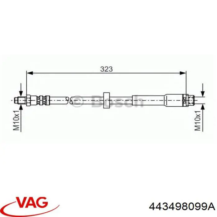 Граната колісна VAG 443498099A ціна, від 115.28 USD