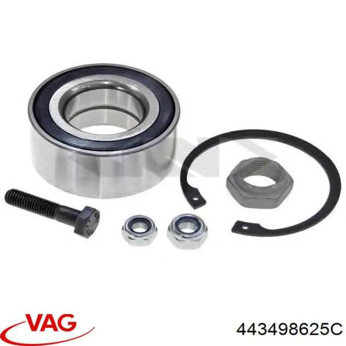 443498625C VAG Підшипник ступиці зовнішній, пер/зад
