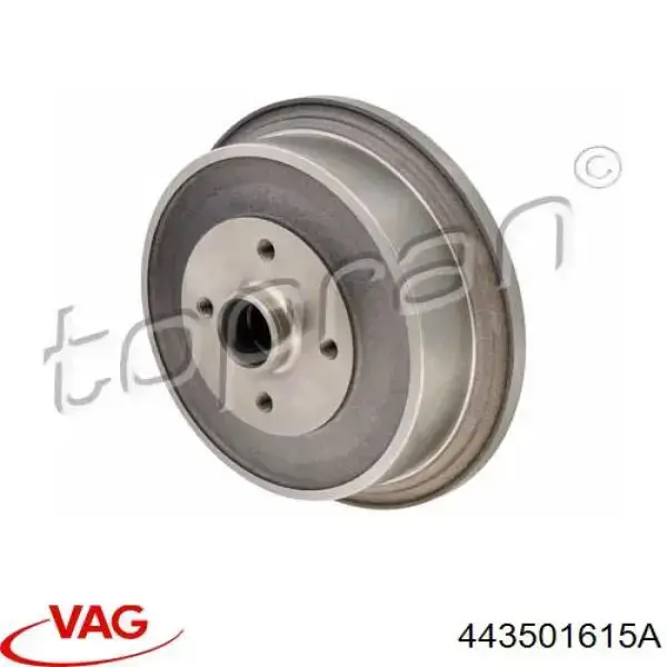Барабан гальмівний задній VAG 443501615A ціна, від 37.43 USD