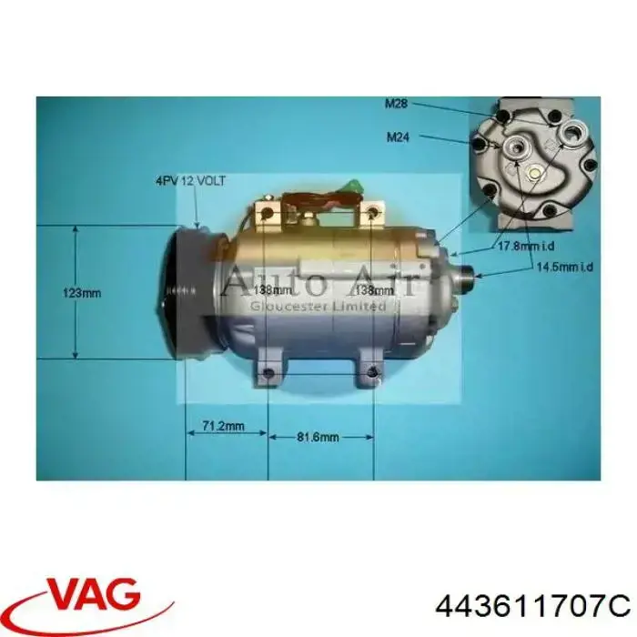 Купити FT4671 K&K Гальмівні шланги передні