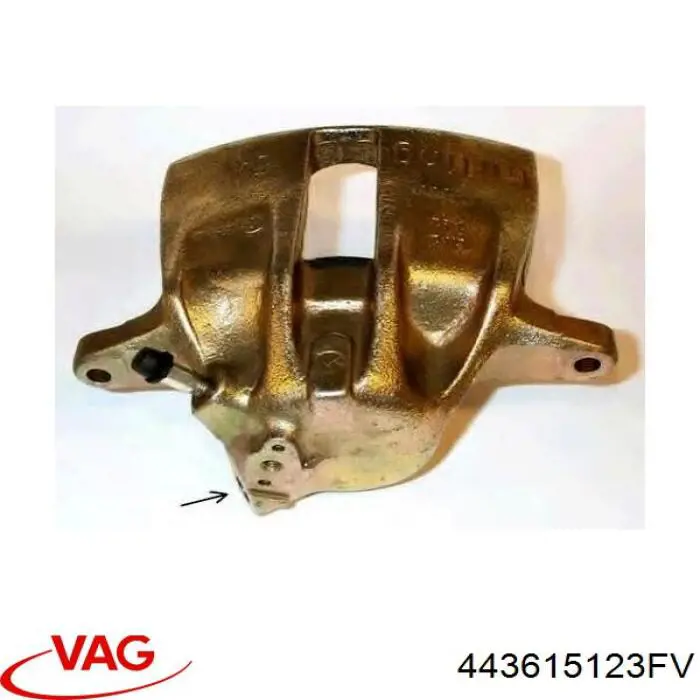 Супорт гальмівний передній лівий VAG 443615123FV ціна, від 52.20 USD