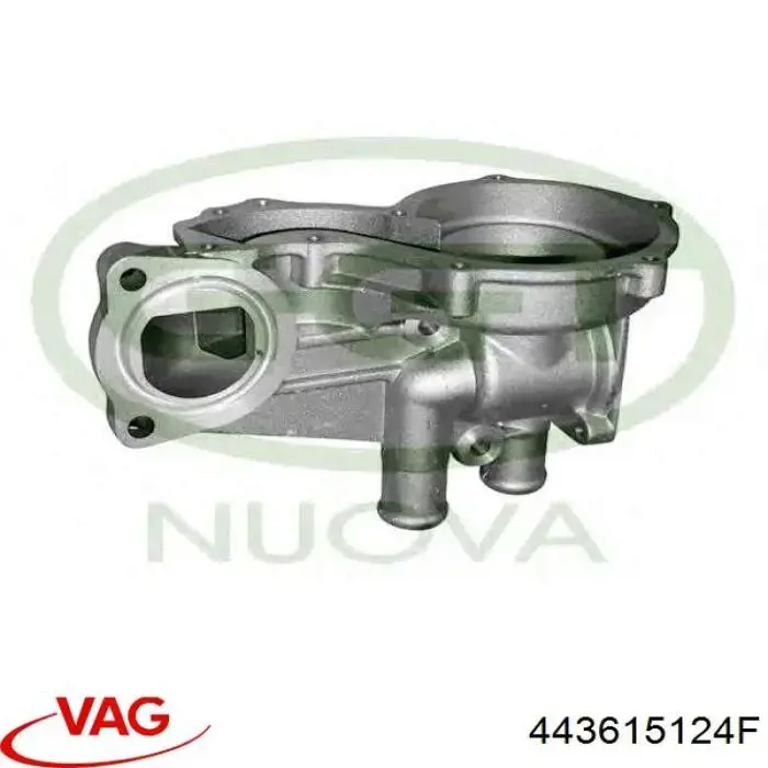 Супорт гальмівний, передній, правий VAG 443615124F