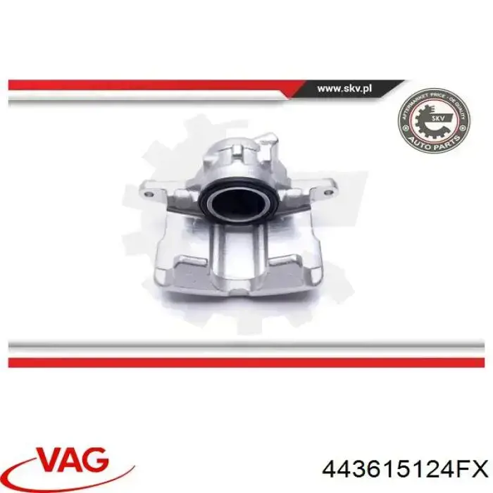 Супорт гальмівний передній правий VAG 443615124FX ціна, від 51.11 USD