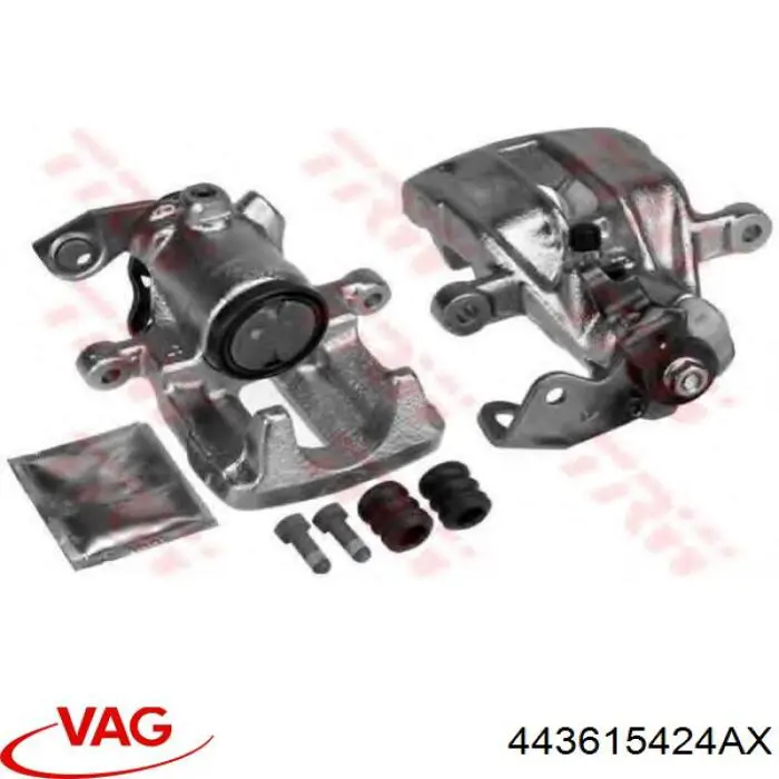 Супорт гальмівний передній правий VAG 443615424AX ціна, від 43.70 USD