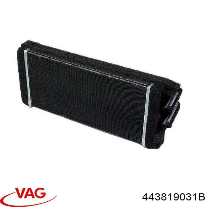 Радіатор обігрівача VAG 443819031B